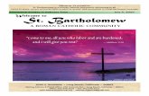 Welcome to St. Bartholomew · 1 day ago · for link to Mass or find on our Facebook page. Holy Days 8:00am, 12:15pm & 7:00pm Daily Mass 8:00am Monday through Friday Receiving Holy