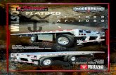 The Roadbrute straight deck flatbed has played a prominent ... · 1) Load centered on trailer. 2) 30” king pin. 3) Load capacity of beams only. Floor material, crossmember spacing,
