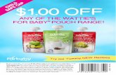 7503 Wattie's BabyCoupon A6 - Pregnancy Nutrition & Baby … · 2015-03-22 · To receive $1.00 offthe retail price of Wattie's For Baby Baby Food, To the Consumer. 120g pouch, present