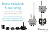 Indoor navigation & positioning · 2020-03-19 · Terminology 3-AoA Angle of Arrival-AoD Angle of Departure-AR Augmented Reality-BLE Bluetooth Low Energy-GNSS Global Navigation Satellite
