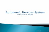 AUTONOMIC NERVOUS SYSTEMgroupf2.yolasite.com/resources/Foundation-Autonomic.pdf · 2012-11-25 · Autonomic nervous system (ANS) manages our physiology By regulating organs & organ
