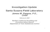 Investigation Update Presentation, Santa Susana ... Investigation Update Presentation, Santa Susana