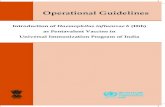 Introduction of Haemophilus influenzae b (Hib) as Pentavalent …nhmnagaland.in/Downloads_file_path/Pentavalent Vaccine Operation… · These guidelines are meant to assist immunization