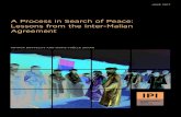 A Process in Search of Peace: Lessons from the Inter-Malian … · 2017-07-03 · DDR Disarmament, demobilization, and reintegration ... community’s mobilization in support of the