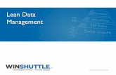 Lean Data Management - Simplify SAP & Automate Business ... › wp-content › uploads › 2016 › 01 › Wins… · Winshuttle Lean Data Management (10) Demonstration (35) Customer
