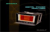 Rudolf - Digital Power Analyzer - Digital Power Analyzer.pdf · Digital power analyzer Company Introduction ... Accuracy of measurement Current 0.2% from 10 to 110%/ In Voltage 0.2%