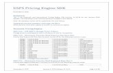 USPS Pricing Engine SDK No… · December 4, 2015 January 3, 2016 Release 11.3.0.0 Page 1 of 24 USPS Pricing Engine SDK December 4, 2015. Summary This is the Domestic and International