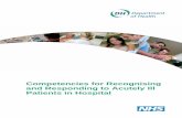 Competencies for Recognising and Responding to …...1. Introduction This document sets out a framework of competences for recognising and responding to acutely ill patients in hospital.