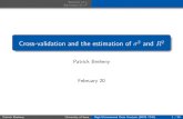 Patrick Breheny February 20 - University of Iowa · 2019-02-19 · CV = CV( ) Patrick Breheny University of Iowa High-Dimensional Data Analysis (BIOS 7240)20 / 26. Selection of Estimation