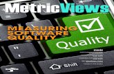 IFPUG 0060 September 2019 Metric Views New Order › Metric Views... · 2019-10-12 · Improved Software Quality ... The reason this happens is that most organizations don’t know