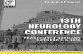 NEUROLOGY 13TH CONFERENCE · Growing challenges with phenotype-based practice, muscle biopsy in ... Double seronegative myasthenia gravis: A case report LindaCarolina Jaramillo ,