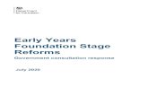 Early Years Foundation Stage Reforms · motor skills provide the foundation for developing healthy bodies and social and emotional well-being. Fine motor control and precision helps
