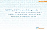 GDPR, CCPA, and Beyond - Akamai · for building customer trust through regulatory compliance, identity governance, and data protection, and discusses the need for proper identity