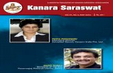 A MONTHLY MAGAZINE OF KANARA SARASWAT ASSOCIATION …rups.net/kanara/forms/MAYKSlfinal.pdf · 2010-09-08 · Krishnanand M. Sirur) 1,00,000 M/s. Jetaji Sanklaji 1,00,000 Dr. Suresh
