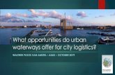 What opportunities do urban waterways offer for city ... · ICT Organisation s s Infrastructure Research opportunities. Strategy Results Network Planning and control ICT Organisation