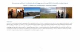 Ecosystems and Land Use Stakeholders Engagement Group … · 2017-05-23 · Overview The aim of the workshop was to give stakeholders from organisations with an interest in ecosystem