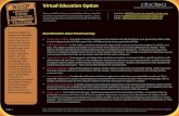Virtual Education Option - DoDEA · Virtual Education Option Note: DoDEA Virtual High School (DVHS) may be chosen as a full-time option. Because DVHS is operated by the DoD, NDSP