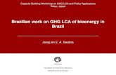 Brazilian work on GHG LCA of bioenergy in Brazil€¦ · Institute for International Trade Negotiations (ICONE). 2011 Figueiredo, E.B.; La Scala Jr, N. Greenhouse gas balance due