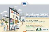 Horizon 2020 - cache.media.education.gouv.fr€¦ · Electric Vehicle 2PHEV Buses & 1 FEV bus, 20 electric taxis, 5 electric freight cars “last mille”, 2 electric cars (car sharing