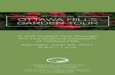 24TH ANNUAL OTTAWA HILLS GARDEN TOUR · 2017-10-15 · A Self-Guided Tour through the Horticultural Creations of Ottawa Hills Saturday, June 24, 2017 9 a.m.—1 p.m. OTTAWA HILLS
