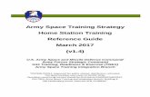 Army Space Training Strategy Home Station Training Reference … · 2020-05-01 · Army Space Training Strategy Home Station Training Reference Guide March 2017 (v1.4) U.S. Army Space
