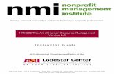 NMI 102 The Art of Human Resource Management Version 1 Instructor_Training_Version_1.2/data... · NMI 102 – The Art of Human Resource Management |Instructor Guide 1 . Guidelines