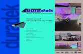 Waterproof Vinyl Sheet System - Roof & Deck Waterproof ... · Company Story Since 1974, Duradek® has been supplying North America's premier sheet vinyl pedestrian traffic membrane.