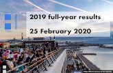 2019 full-year results 25 February 2020 · 2020-06-10 · 5 Loan excludes premium outlets net debt and value includes premium outlet net assets 6 Includes VIA Outlets and Value Retail