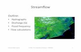 Outline - Sahraweb.sahra.arizona.edu/.../lesson8/Hwr203streamflow.pdf · as well as the effects of urbanization. • Daily andand longerlonger hydrographshydrographs provideprovide