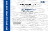 CERTIFICATO · CERTIFICATO Nr. 50 100 6899 - Rev.005 Certificati co-titolari collegati (ultima revisione applicabile): / Connected to the sub-certificates (last version): 50 100 6899/1;
