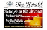 Dec 25: 10:00 am · 12/14/2016  · Vol. XLIV December 14, 2016 No. 49 Dec 24: 6:00 pm Christmas Eve Candlelight Service