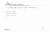 Overview of Constitutional Challenges to NSA Collection ... · unauthorized disclosures of classified information by Edward Snowden, a former NSA contractor. The reports have focused