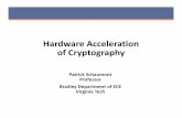 Hardware Acceleration of Cryptography - Radboud Universiteit · 2019-06-21 · 3. Hardware Acceleration in Embedded Architectures 4. AES Hardware Accelerator 5. Direct Memory Access