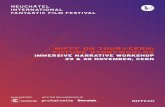 NIFFF ON TOUR@CERN: FUTURE STORYWORLDS › wp-content › uploads › 2019 › 12 › NIFFF...visiting artist lectures, cultural hackathons, and masterclasses. The centrepiece is an
