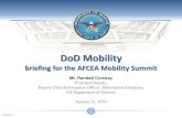 DoD Mobility - AFCEA DC · For Official Use Only DoD Mobility briefing for the AFCEA Mobility Summit 1/28/2016 Mr. Randall Conway . Principal Deputy, Deputy Chief Information Officer,