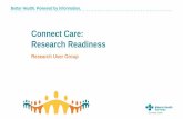 Connect Care: Research Readiness › teams › AHSRA › Connect Care... · 2019-08-23 · 3 What studies are in-scope for launch? March-12-2019 Clinical research projects that meet