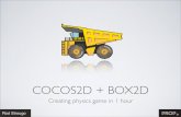 BOX2D - Cocos2D WHY COCOS2D â€¢ Games are fun! Making a game does not have to be hard. â€¢ Write less