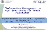 “Information Management in Agri-food chains for Trade ... Mgmt in Agri food chains.pdfEconomic advantages – creates jobs, promotes growth, benefits to consumers: greater variety