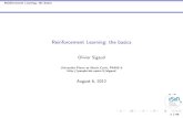 Reinforcement Learning: the basics - sorbonne-universite · Reinforcement Learning: the basics Dynamic rogpramming Families of methods I Critic : (action) value function !evaluation