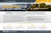 Moving health commodities safely, cost effectively, on time, and … › ... › PFSCM_Move_Logistics_Services_2018.pdf · 2018-08-17 · Our clients benefit from: Moving health commodities