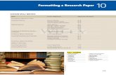 Formatting a Research Paper 10 - TekEducate2017€¦ · CREATING CITATIONS Now that you formatted your research paper, citations should be placed in the document. Citing sources should