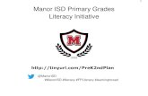 Manor ISD Primary Grades Literacy Initiative · 2019-05-31 · Vocabulary Reading Comprehension. All these components combined are the basis for literacy instruction in Manor Independent
