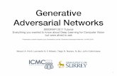 Generative Adversarial Networks - USP › pessoas › moacir › p17sibgrapi... · 2017-10-23 · Generative Adversarial Networks SIBGRAPI 2017 Tutorial Everything you wanted to know