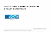 Getting started with Snap Surveys · 2015-02-04 · 5 AN INTRODUCTION TO SNAP SURVEYS Snap can produce surveys for all formats, including online, paper, scanning, email, smartphone,