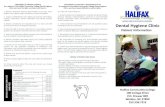 Dental Hygiene Clinic Dental Clinichalifaxcc.edu/Academics/HealthSciences/dh/2019/2019... · Dental Clinic Patient Information Halifax Community College P.O. Drawer 809 Weldon, NC