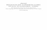 JMAP REGENTS BY COMMON CORE STATE STANDARD: TOPIC · JMAP REGENTS BY COMMON CORE STATE STANDARD: TOPIC NY Geometry Regents Exam Questions from Spring 2014 to January 2016 Sorted by