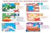 Six Steps to Avoid Bird Flu · Title: Six Steps to Avoid Bird Flu Author: Mullan'lar for UNICEF Turkey Subject: Health protection Keywords: avian, influenza, bird, flu, H5N1, six,