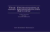 The Dominance and Monopolies Review · 2016-03-18 · The Dominance and Monopolies Review The Dominance and Monopolies Review Reproduced with permission from Law Business Research