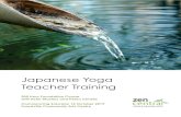 Japanese Yoga Teacher Training - Zen Central Japanese Yoga Teacher Training 200 Hour Foundation Course
