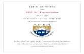 EHV AC Transmission › sites › default › files › IARE_EHVAC_LN.pdf · EHV AC Transmission 2019 – 2020 IV B. Tech II semester (IARE-R16) Ms. P. Sravani, Assistant Professor